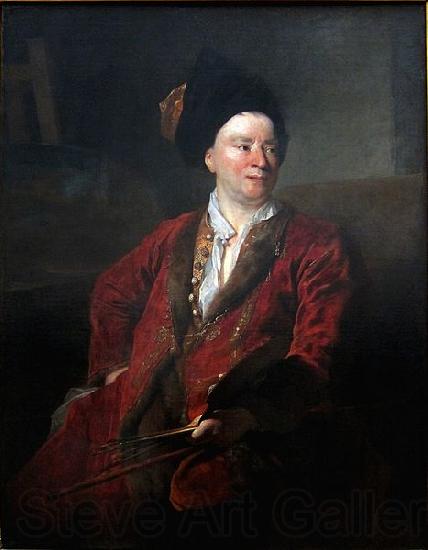 Nicolas de Largilliere Portrait of Jean Baptiste Forest Norge oil painting art